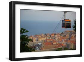 View of Old Town, UNESCO World Heritage Site, and Cable Car-Frank Fell-Framed Photographic Print