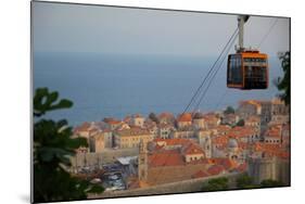 View of Old Town, UNESCO World Heritage Site, and Cable Car-Frank Fell-Mounted Photographic Print