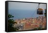 View of Old Town, UNESCO World Heritage Site, and Cable Car-Frank Fell-Framed Stretched Canvas