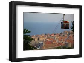 View of Old Town, UNESCO World Heritage Site, and Cable Car-Frank Fell-Framed Photographic Print