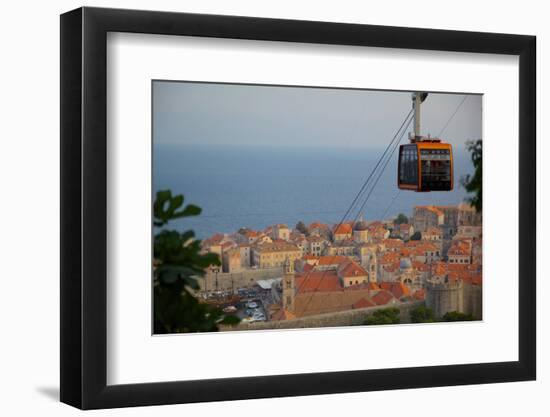 View of Old Town, UNESCO World Heritage Site, and Cable Car-Frank Fell-Framed Photographic Print