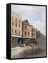 View of Oliver Cromwell's House, Clements Lane, Westminster, London, C1840-Frederick Nash-Framed Stretched Canvas