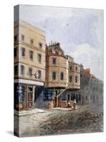 View of Oliver Cromwell's House, Clements Lane, Westminster, London, C1840-Frederick Nash-Stretched Canvas