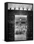 View of Open Steel Door Into Vestibule in Front of the Final Vault Door at Chase Manhattan Bank-Fritz Goro-Framed Stretched Canvas