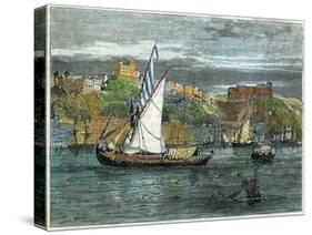 View of Oporto, Portugal, C1880-Swain-Stretched Canvas
