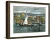 View of Oporto, Portugal, C1880-Swain-Framed Giclee Print