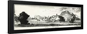 View of Oran in Algeria, 1690, by Gaspar Bouttats (1640-1695), 17th Century-null-Framed Giclee Print