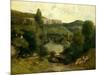 View of Ornans, c.1850-Gustave Courbet-Mounted Giclee Print