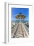 View of ornate bandstand on sea front, Brighton, East Sussex, England, United Kingdom, Europe-Frank Fell-Framed Photographic Print