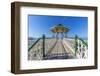 View of ornate bandstand on sea front, Brighton, East Sussex, England, United Kingdom, Europe-Frank Fell-Framed Photographic Print