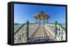 View of ornate bandstand on sea front, Brighton, East Sussex, England, United Kingdom, Europe-Frank Fell-Framed Stretched Canvas