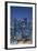 View of Osaka at Dusk, Kansai, Japan-Ian Trower-Framed Photographic Print