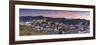 View of Ouro Preto at Sunset, Minas Gerais, Brazil-Ian Trower-Framed Photographic Print