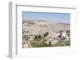 View of outskirts of Jerusalem from the Old City, Jerusalem, Israel, Middle East-Alexandre Rotenberg-Framed Photographic Print