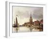 View of Overschie Near Rotterdam, 1856-Johan-Barthold Jongkind-Framed Giclee Print