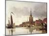 View of Overschie Near Rotterdam, 1856-Johan-Barthold Jongkind-Mounted Giclee Print