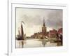 View of Overschie Near Rotterdam, 1856-Johan-Barthold Jongkind-Framed Giclee Print