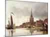 View of Overschie Near Rotterdam, 1856-Johan-Barthold Jongkind-Mounted Giclee Print