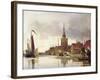 View of Overschie Near Rotterdam, 1856-Johan-Barthold Jongkind-Framed Giclee Print