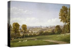 View of Oxford from Headington-J. M. W. Turner-Stretched Canvas