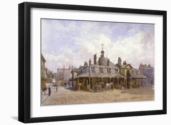 View of Oxford Market, St Marylebone, Westminster, London, C1880-John Crowther-Framed Giclee Print