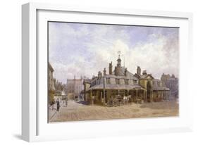 View of Oxford Market, St Marylebone, Westminster, London, C1880-John Crowther-Framed Giclee Print