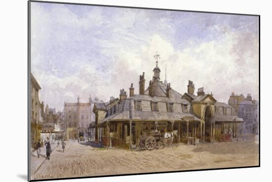 View of Oxford Market, St Marylebone, Westminster, London, C1880-John Crowther-Mounted Giclee Print