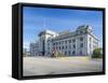 View of Pacific Central Station, Vancouver, British Columbia, Canada, North America-Frank Fell-Framed Stretched Canvas