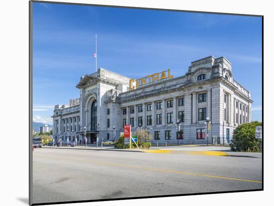 View of Pacific Central Station, Vancouver, British Columbia, Canada, North America-Frank Fell-Mounted Photographic Print