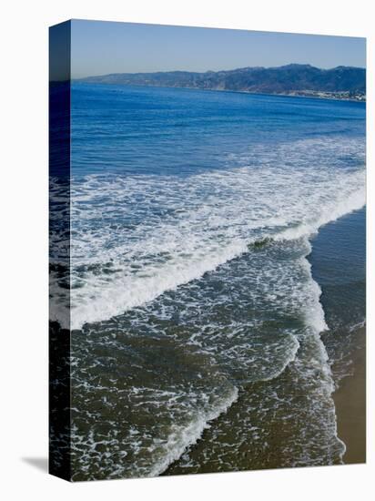 View of Pacific Ocean from Santa Monica Pier, Santa Monica, California, USA-Ethel Davies-Stretched Canvas