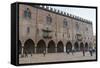 View of Palazzo Ducale, Piazza Sordello, Mantova, Lombardy, Italy, Europe-Nico-Framed Stretched Canvas