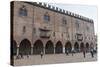 View of Palazzo Ducale, Piazza Sordello, Mantova, Lombardy, Italy, Europe-Nico-Stretched Canvas