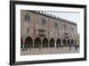 View of Palazzo Ducale, Piazza Sordello, Mantova, Lombardy, Italy, Europe-Nico-Framed Photographic Print