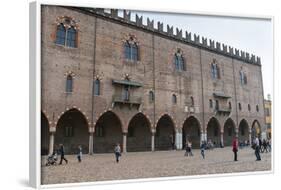 View of Palazzo Ducale, Piazza Sordello, Mantova, Lombardy, Italy, Europe-Nico-Framed Photographic Print