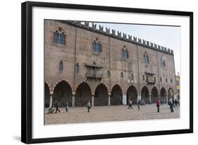 View of Palazzo Ducale, Piazza Sordello, Mantova, Lombardy, Italy, Europe-Nico-Framed Photographic Print