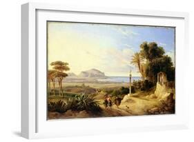 View of Palermo, 1840-Consalvo Carelli-Framed Giclee Print