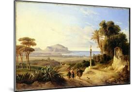 View of Palermo, 1840-Consalvo Carelli-Mounted Giclee Print