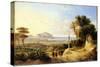 View of Palermo, 1840-Consalvo Carelli-Stretched Canvas