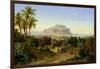 View of Palermo with Mount Pellegrino-August Wilhelm Julius Ahlborn-Framed Giclee Print