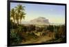 View of Palermo with Mount Pellegrino-August Wilhelm Julius Ahlborn-Framed Giclee Print