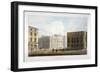 View of Pall Mall East, Westminster, London, 1827-Augustus Charles Pugin-Framed Giclee Print