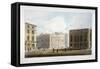 View of Pall Mall East, Westminster, London, 1827-Augustus Charles Pugin-Framed Stretched Canvas