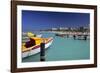 View of Palm Beach from the Fishing Pier Aruba-George Oze-Framed Photographic Print