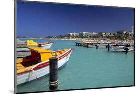 View of Palm Beach from the Fishing Pier Aruba-George Oze-Mounted Photographic Print