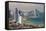 View of Panama City from Cerro Ancon.-Jon Hicks-Framed Stretched Canvas