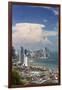 View of Panama City from Cerro Ancon.-Jon Hicks-Framed Photographic Print