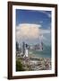 View of Panama City from Cerro Ancon.-Jon Hicks-Framed Photographic Print