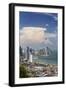 View of Panama City from Cerro Ancon.-Jon Hicks-Framed Photographic Print