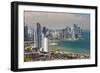 View of Panama City from Cerro Ancon.-Jon Hicks-Framed Photographic Print