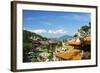View of Pangkor Town and Fu Lin Kung Temple, Pulau Pangkor (Pangkor Island), Perak, Malaysia, Asia-Jochen Schlenker-Framed Photographic Print